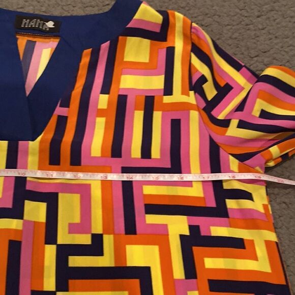 Haha Vintage Dress Size Medium Retro - Picture 10 of 12